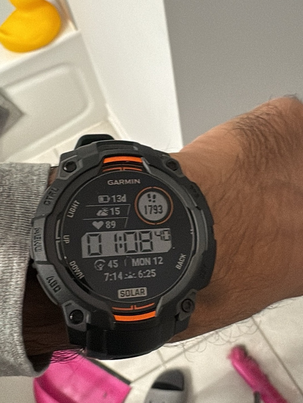 Garmin Instinct 3 solar 44 mm mint condition